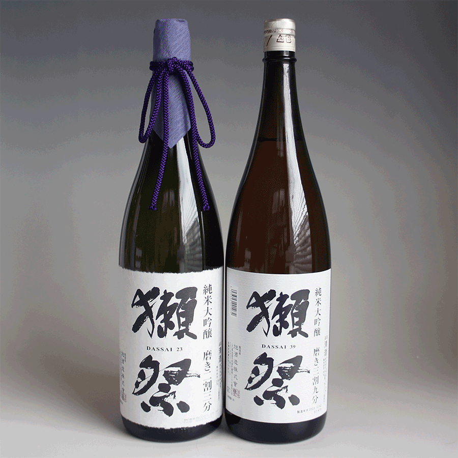 獺祭 磨き二割三分 23 1本・磨き三割九分 39 1本 純米大吟醸 1800ml（熨斗ギフト対応不可 旭酒造 山口県）