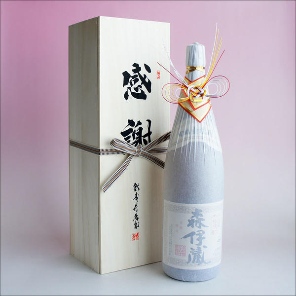 森伊蔵 森伊蔵 おめかし 感謝のギフト箱 木箱入り 1800ml 1本組 芋焼酎 ギフトセット 無料ギフト包装