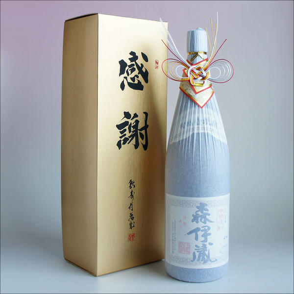 森伊蔵 森伊蔵 おめかし 感謝のギフト箱 金蓋紙箱入り 1800ml 1本組 芋焼酎 ギフトセット 無料ギフト包装