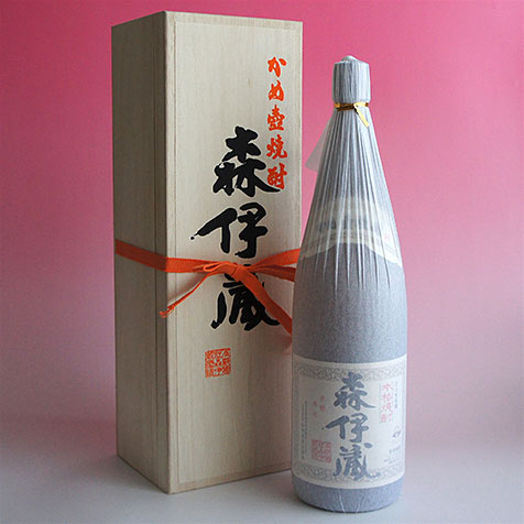 森伊蔵 森伊蔵 森伊蔵純正桐箱入り 1800ml 1本組 いも焼酎ギフトセット 無料ギフト包装 LW