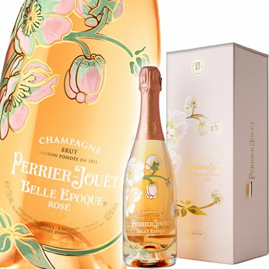 ペリエ ジュエ ベル エポック ロゼ 750ml 箱入 並行 Perrier Jouet Belle Epoque Brut Rose 12.5度 ブリュット 辛口 並行 フランス 高級 シャンパン シャンパーニュスパークリングワイン 洋酒 キュベ ペリエ ベルロゼ