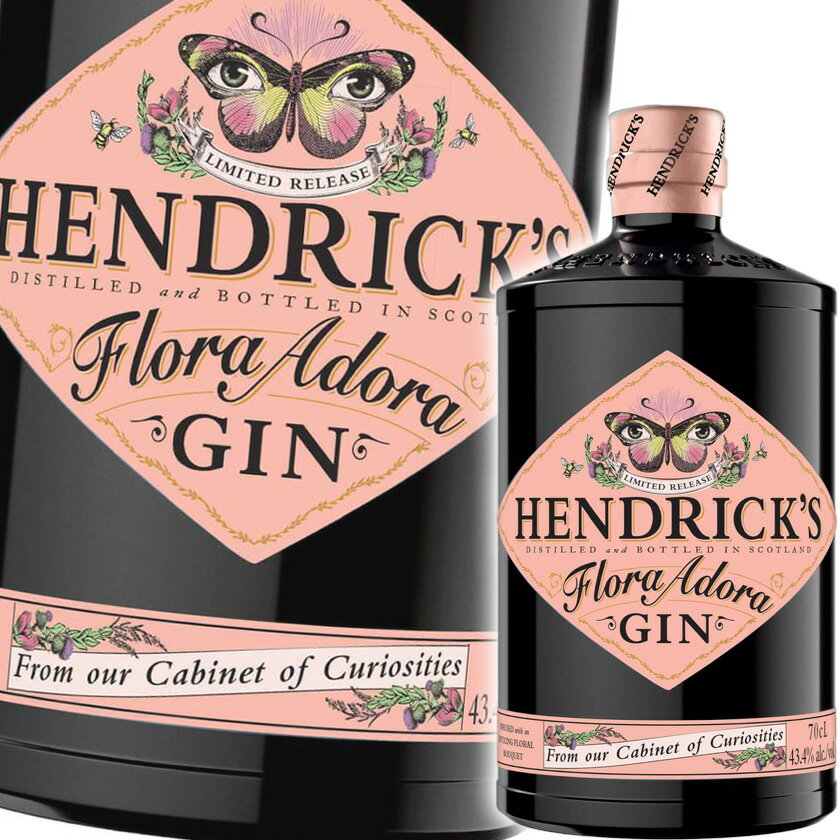 ヘンドリックス ジン フローラ アドラ 700ml 43.4度 並行 Hendrick's Flora Adora Gin 限定リリース 洋酒