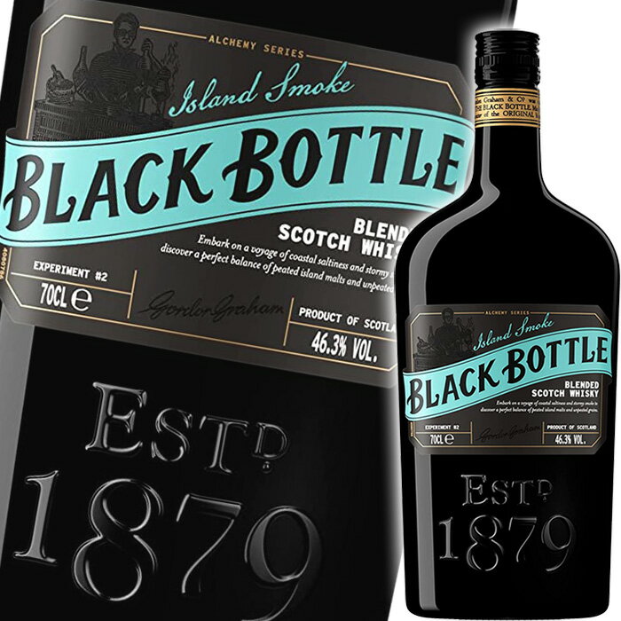 ブラックボトル アイランド スモーク 『アルケミーシリーズ』 エクスペリメント#2 700ml 46.3度 並行 Black Bottle 