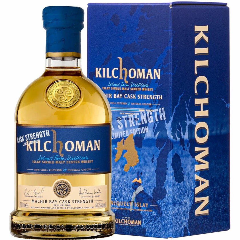 キルホーマン マキヤーベイ カスクストレングス 2021エディション 700ml 58.3度 ノンチルフィルタード 並行 Kilchoman Machir Bay Cask Strength 2021 Edition アイラ シングルモルト スコッチ ウイスキー 洋酒