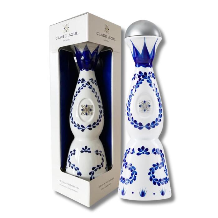【正規品】クラセアスール レポサド テキーラ (Clase Azul Reposado) 750ml 40度 | クラセアスール・テキーラ クラセ アスール メキシコ 陶器ボトル 高級テキーラ プレミアム ハリスコ シルバー テキラーナ ウェーバー ブルーアガベ 贈り物 プレゼント ギフト 父の日