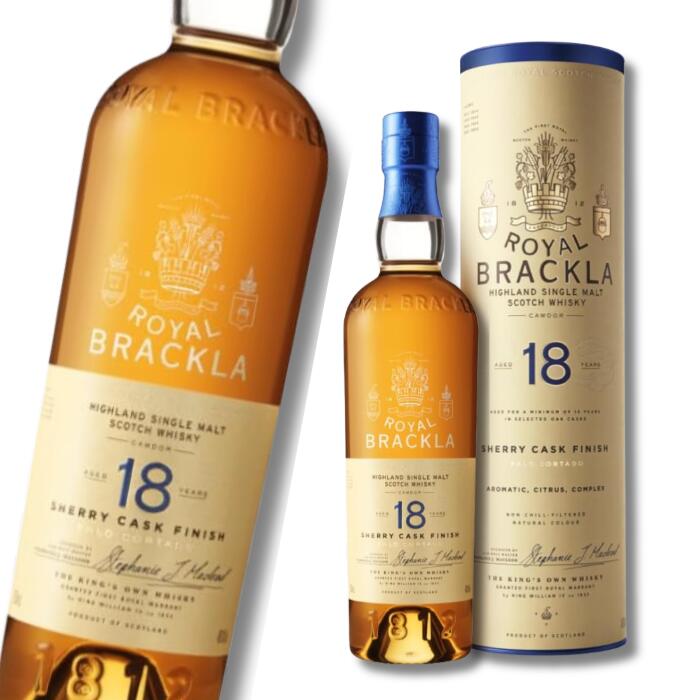 【正規品】ロイヤルブラックラ 18年 700ml シングルモルト スコッチウイスキー ハイランド 長期熟成品 ROYAL BRACKLA 18YO ギフト プレゼント