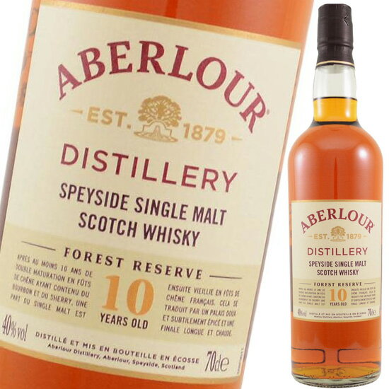 アベラワー 10年 フォレストリザーブ 700ml 40度 箱なし 並行 Aberlour 10 Year Old Forest Reserve シングルモルト スコッチ ウイスキー スペイサイド 洋酒