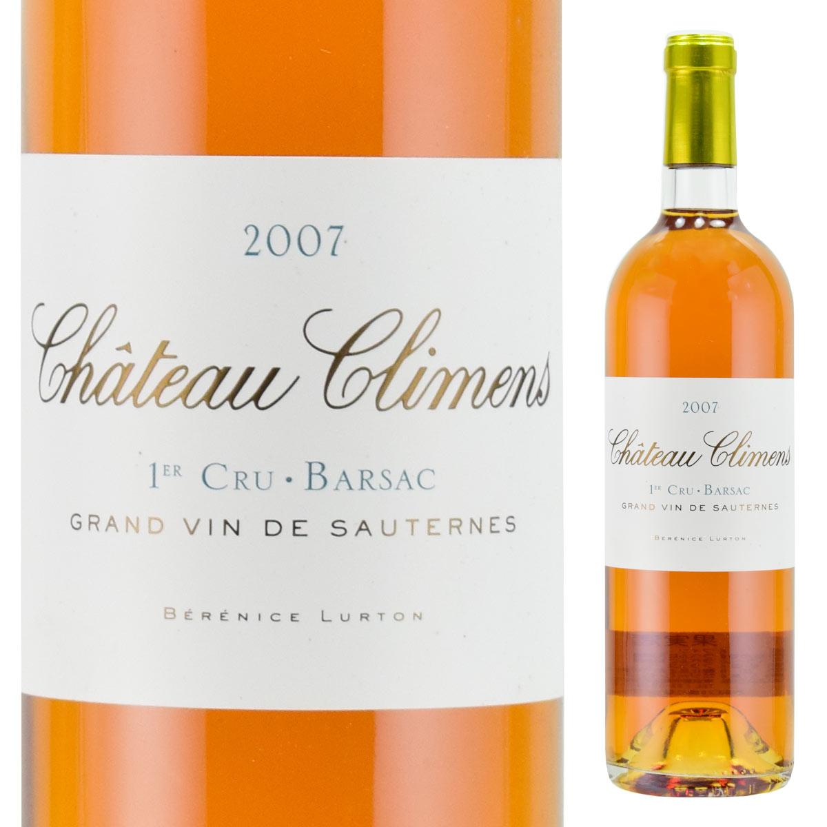 シャトー・クリマン　2007　750ml 貴腐ワイン ソーテルヌ 格付1級【Sauternes　デザートワイン】