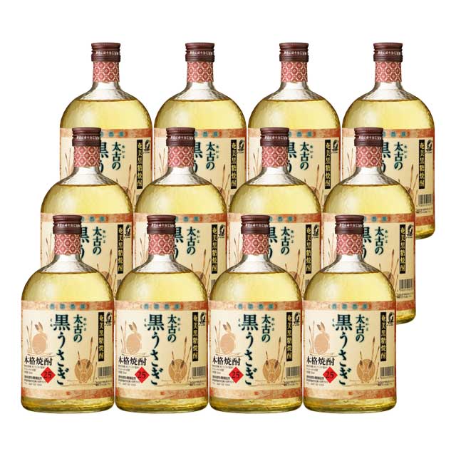 太古の黒うさぎ 25度 720ml×12本 黒糖焼酎 弥生焼酎醸造所 ※北海道・東北エリアは別途運賃が1000円発生します。
