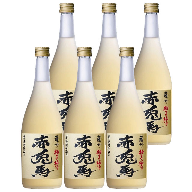 濱田酒造 赤兎馬 梅酒 赤兎馬柚子梅酒(せきとば) 14度 720ml×6本 リキュール 薩洲濱田屋伝兵衛　※北海道・東北エリアは別途運賃が1000円発生します。