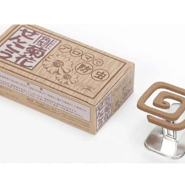 ［32巻3時間燃焼］ 菊花せんこう（角型ミニ）りんねしゃ 国産 天然素材