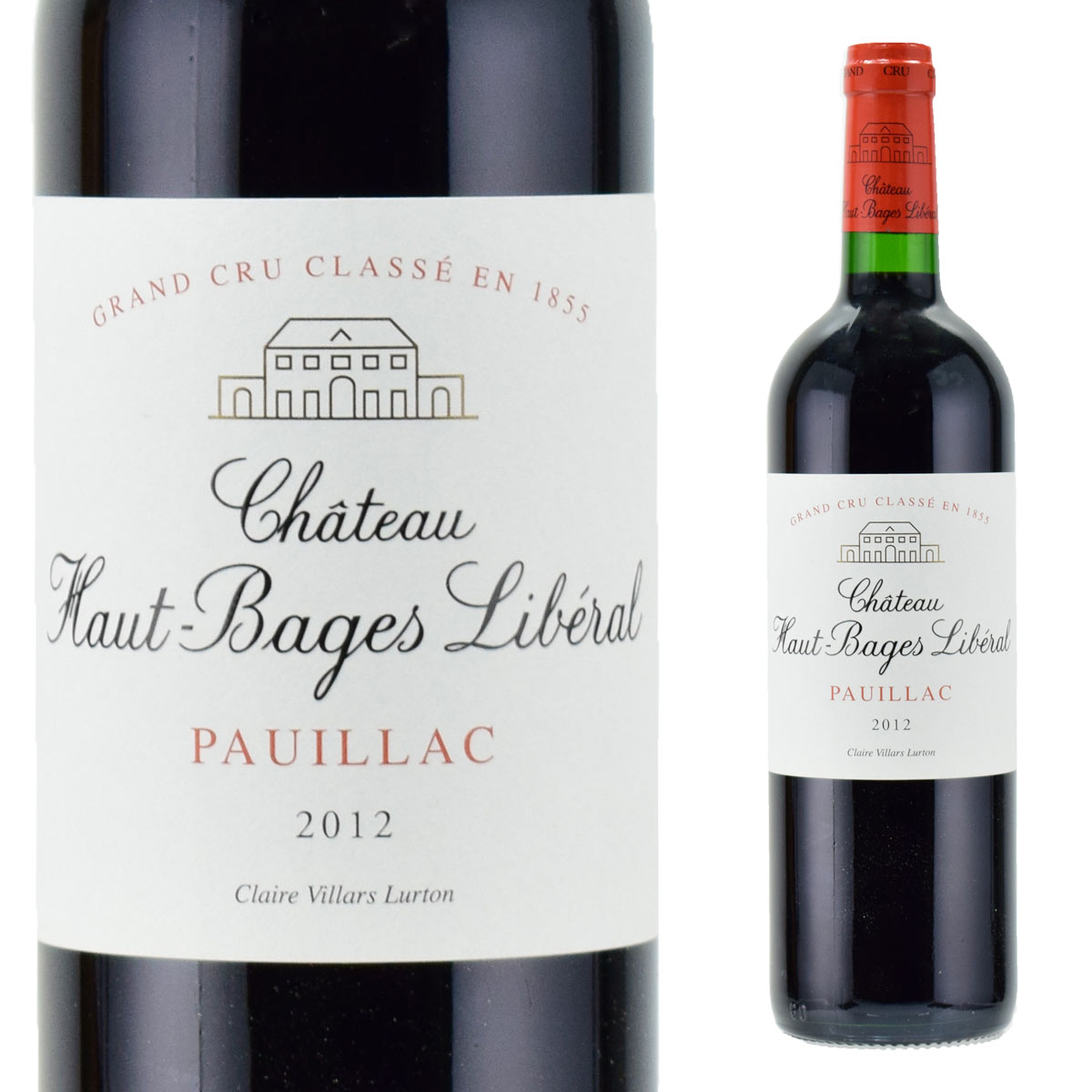 シャトー・オー・バージュ・リベラル 2012 750ml赤 ボルドー地方 格付5級 ポイヤック　Chateau Haut Bages Liberal　送料無料商品につき、北海道・東北は別途送料必要（1,000円追加）