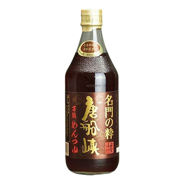 唐船峡食品 名門の粋 唐船峡めんつゆ 500ml 15本 ※北海道 東北地区は 別途送料1000円が発生します。