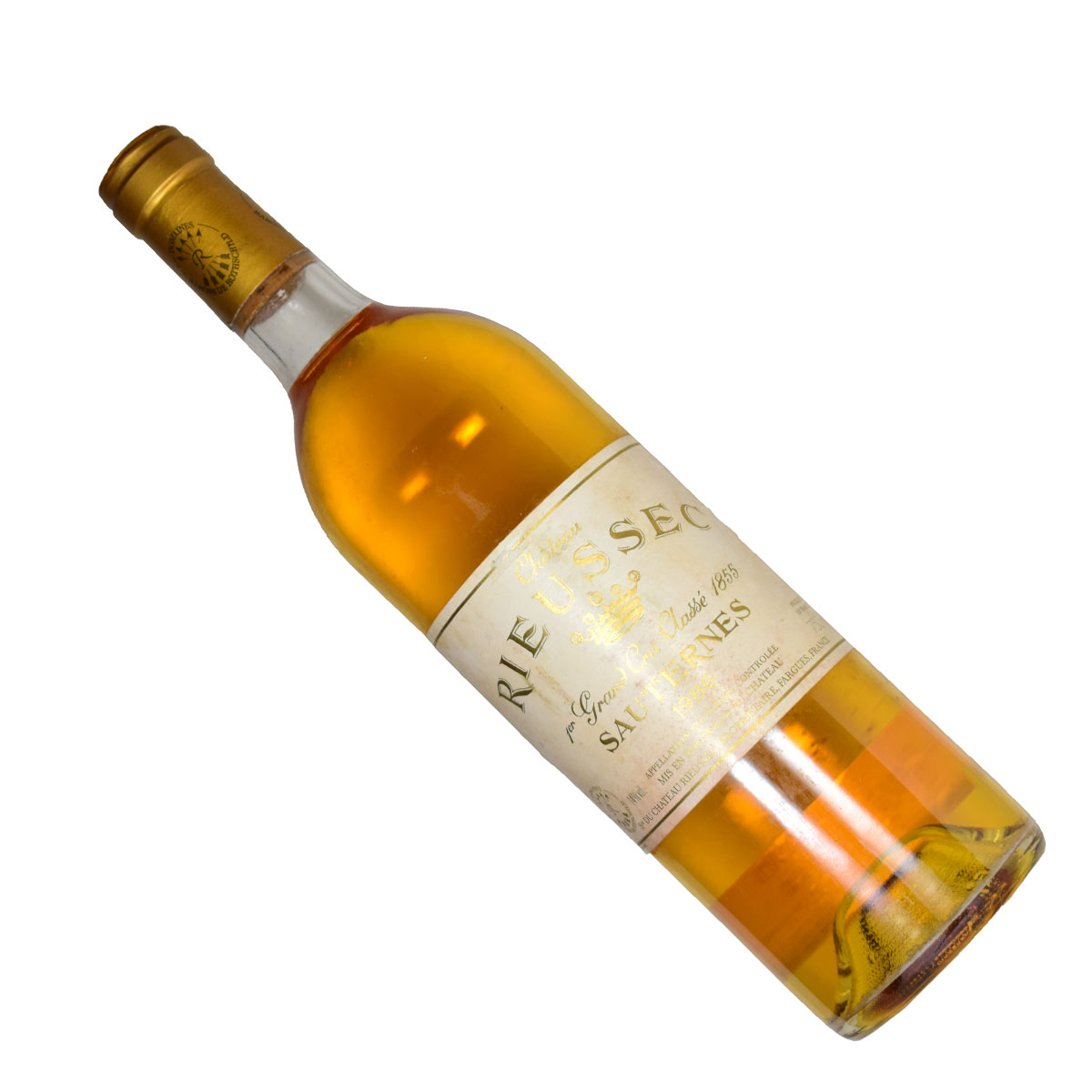 シャトー・リューセック　1986　750ml　貴腐ワイン　ソーテルヌ　格付1級Chateau Rieussec Sauternes デザートワイン 極甘口