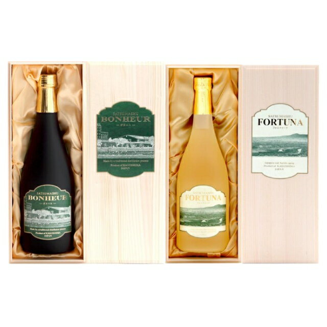 商品詳細 ■商品番号 269221 ■商品種別 芋焼酎 ■内容量 720ml×各3本 ■アルコール度数 25度 ■麹菌 ボヌール(黄麹 鹿児島県産米)・フォルトゥーナ(黒麹 鹿児島県産米） ■蒸留方法 常圧蒸留 ■メーカー 出水酒造 ■原材...