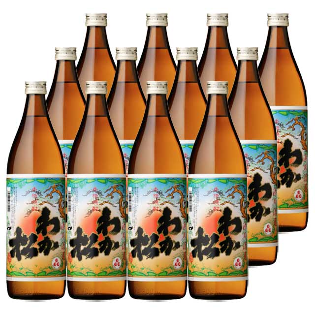 わか松 25度 900ml×12本 芋焼酎 若松酒造※北海道・東北エリアは別途運賃が1000円発生します。(4)
