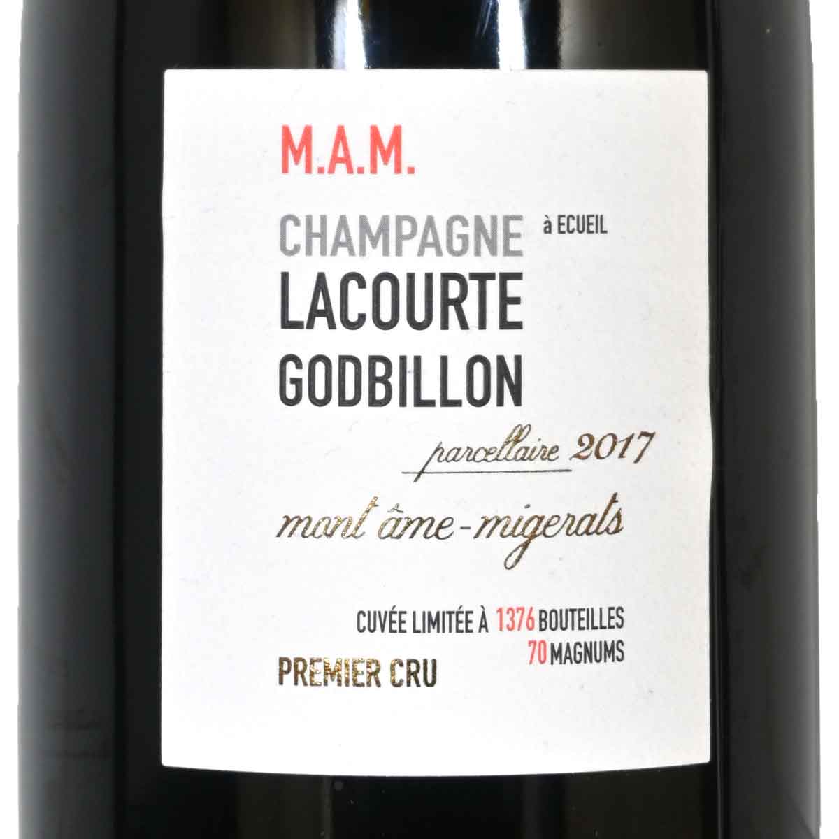 ［2017］モン・ターム・ミジュラ 750ml泡 シャンパーニュ ラクルト・ゴドビヨン［ピノ・ノワール100％］Mont Ame Migerats Lacourte Godbillon sakedondon-10019972 酒どんどん 楽天市場店 サンプル画像2