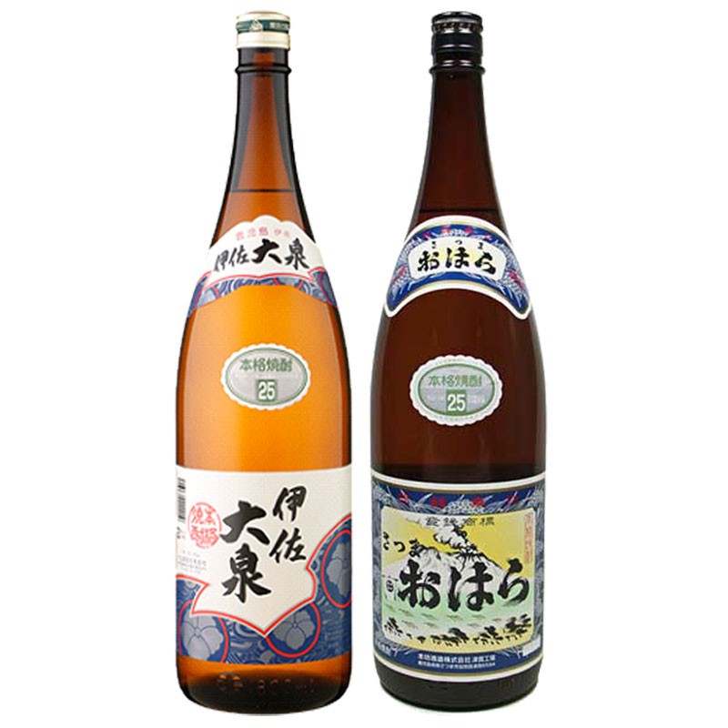 濃香芋焼酎 伊佐大泉・おはら飲み比べセット 1800ml×各1本 計2本 芋焼酎 ※北海道・東北エリアは、別途運賃が1000円発生致します。のサムネイル