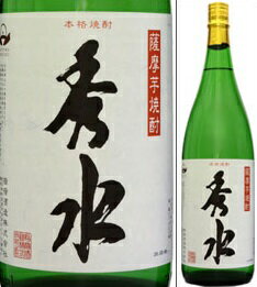 楽天酒どんどん　楽天市場店25度　秀水　1800ml瓶　芋の香りを抑え甘みだけを引き出した芋焼酎　指宿酒造　鹿児島県　化粧箱なし