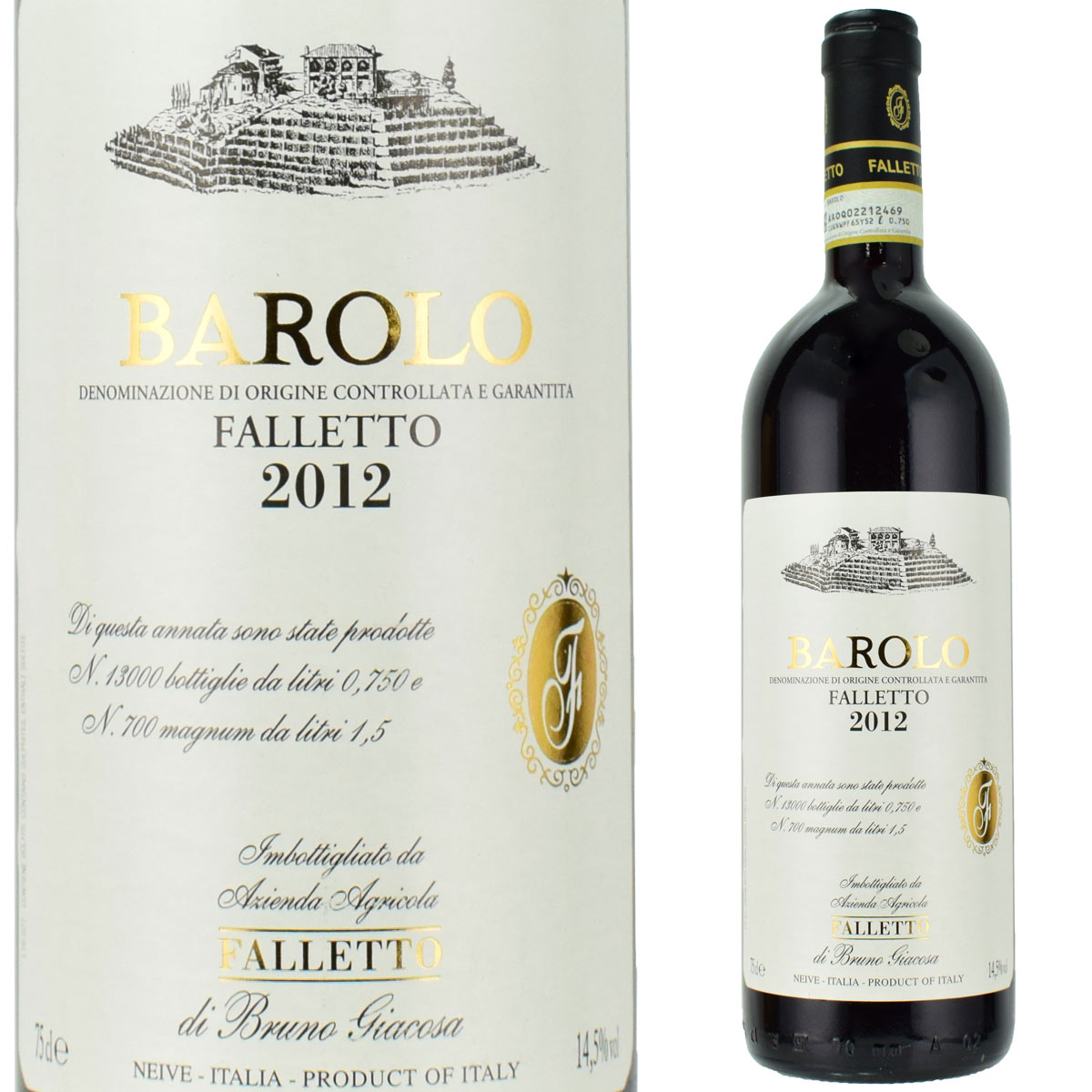 Barolo Falletto VignaLe Rocche Bruno Giacosa DOCG　※北海道・東北地区は、別途送料1000円が発生します。