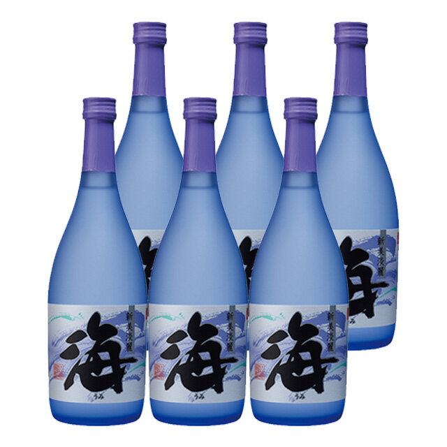 限定品 海 25度 720ml×6本 芋焼酎 大海酒造 ※北海道・東北エリアは別途運賃が1000円発生します。