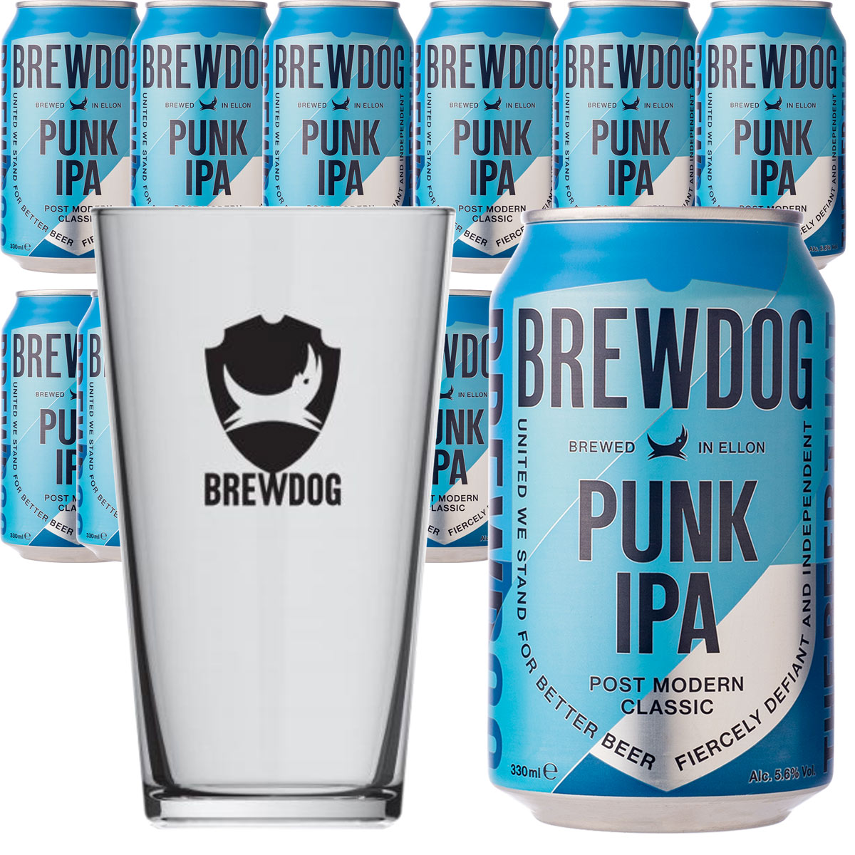 ブリュードッグ パンクIPA 缶12本＆パイントグラス1個セット クラフトビールBREWDOG PUNKのサムネイル