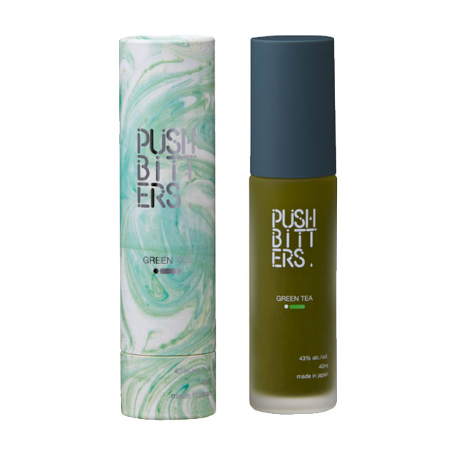 PUSHBITTERS GREEN TEA （プッシュビターズ グリーンティー）43度 40ml