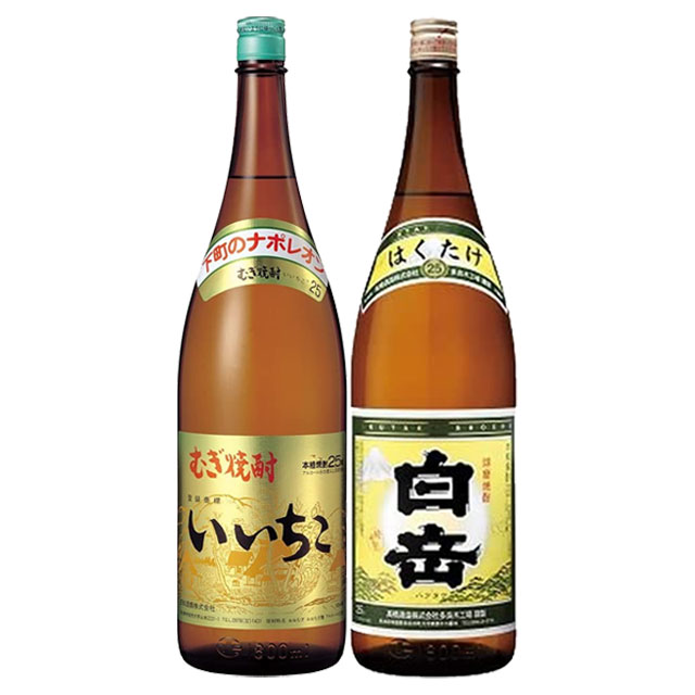 商品詳細 ■商品番号 217164 ■商品種別 焼酎セット ■内容量 1800ml×2本 ■アルコール度数 25度 ■麹菌 - ■蒸留方法 - ■メーカー 三和酒類・高橋酒造 ■原材料 - コメント 売れてる焼酎セット