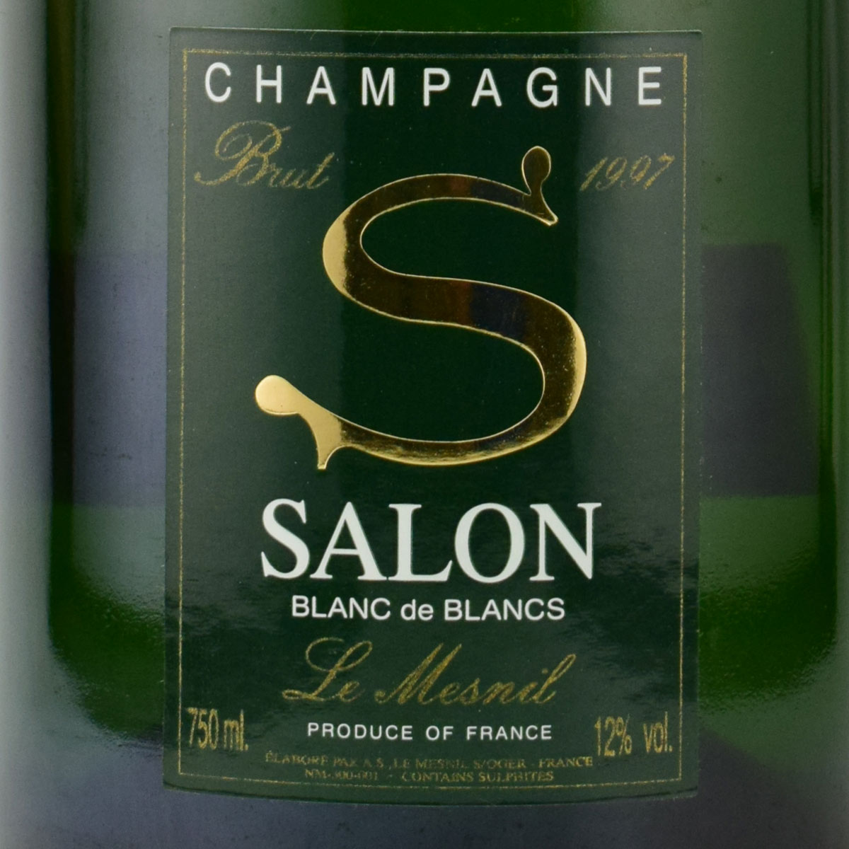 シャンパーニュ　サロン　ブリュット　ブラン・ド・ブラン　ル・メニル　1997　750ml　シャンパンSALON BRUT BLANC DE BLANC 送料無料商品につき、北海道・東北は別途送料必要（1,000円追加） sakedondon-10014090 酒どんどん 楽天市場店 サンプル画像3