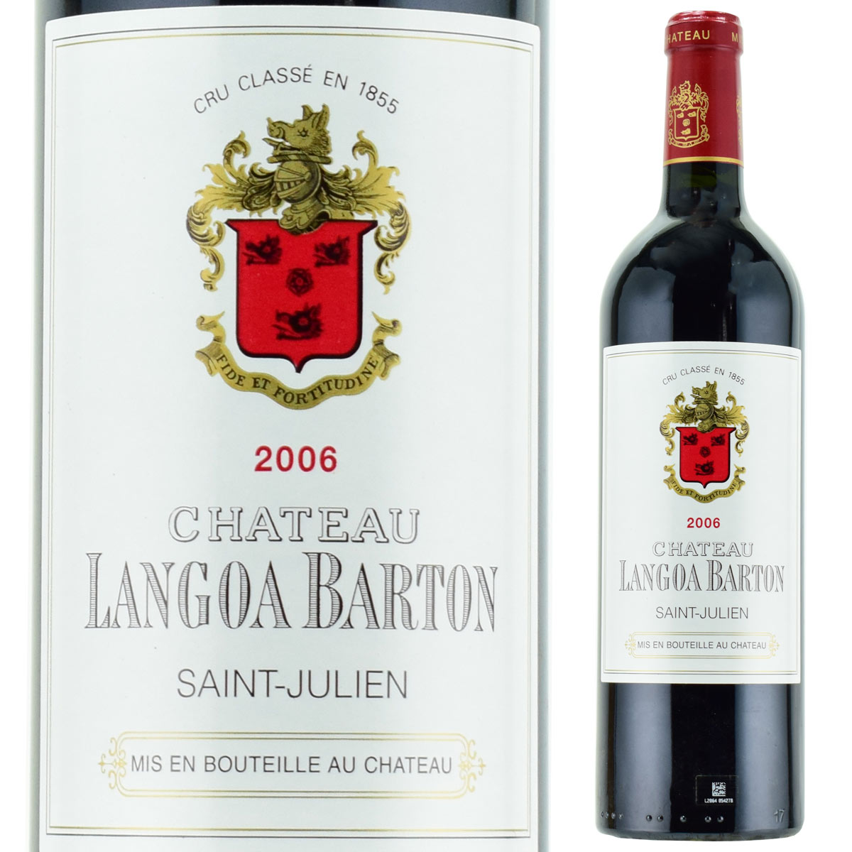 シャトー・ランゴア・バルトン　2006　750ml赤　フランス・ボルドー　サンジュリアン格付3級　Chateau LANGOA BARTON　送料は無料（送料欄にクール便代金が加算されます）シャトー蔵出し