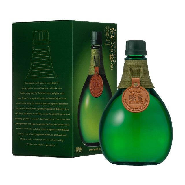 マヤンの呟き そば 化粧箱入 38度 720ml×6本 そば焼酎 雲海酒造※北海道・東北エリアは別途運賃が1000円発生します。