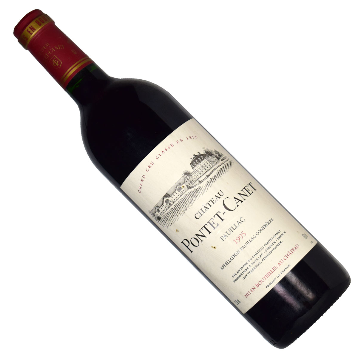 シャトー・ポンテ・カネ 1995（平成7年）750ml赤 フランス・ボルドー ポイヤック 格付5級Chateau Pontet Canet AOC Pauillac