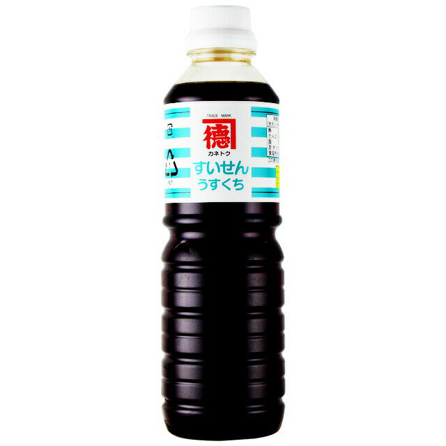 送料無料　カネトク醤油　すいせんうすくち醤油　500ml　　佐賀屋醸造　薄口醤油　鹿児島の醤油　　産地直送　代金引換不可　同梱不可 1