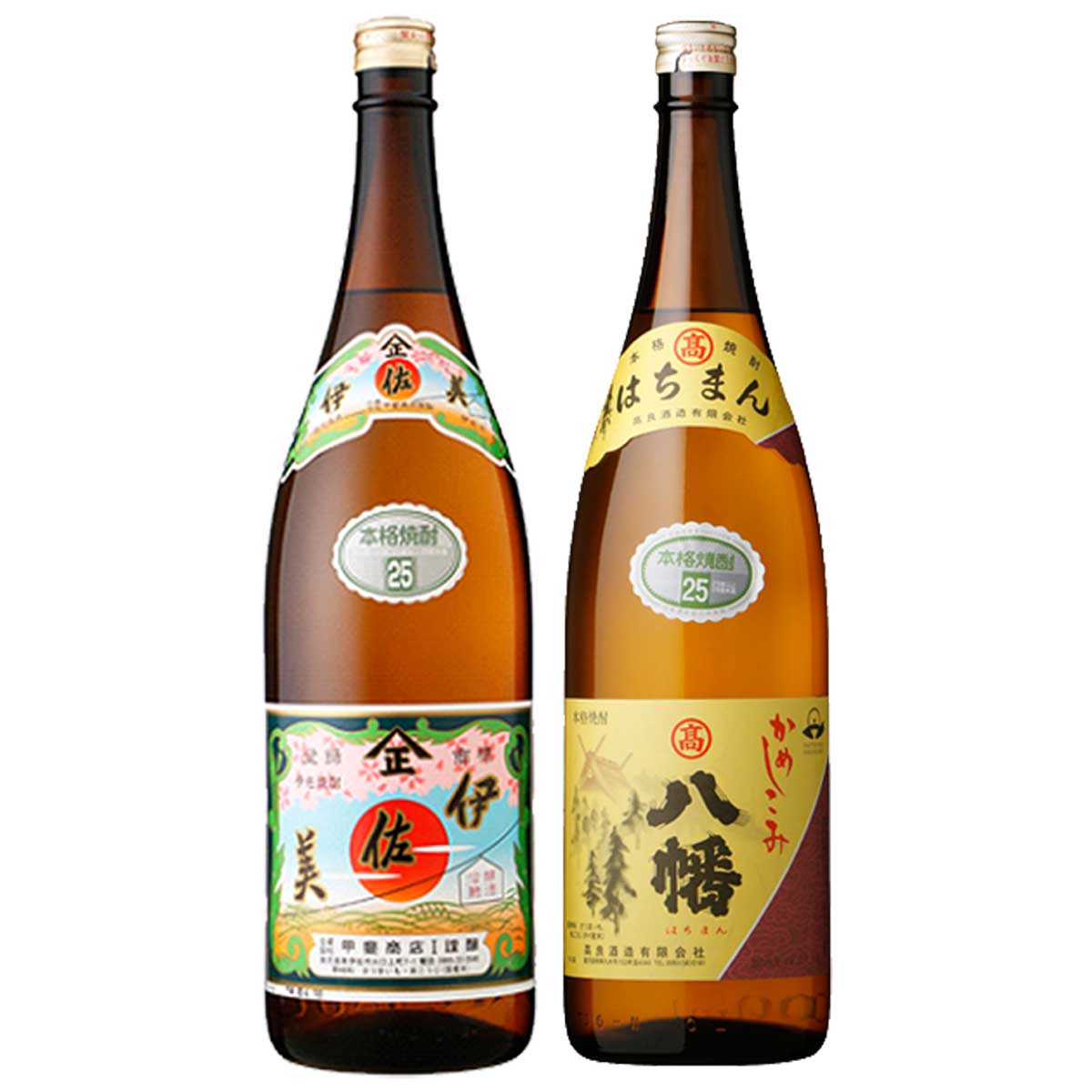 伊佐美 ・ 八幡 1800ml × 各1本 計2本 セット 父の日 送料無料 焼酎セット ギフト 贈り物 ※北海道・東北地区は、別途送料1000円が発生します。