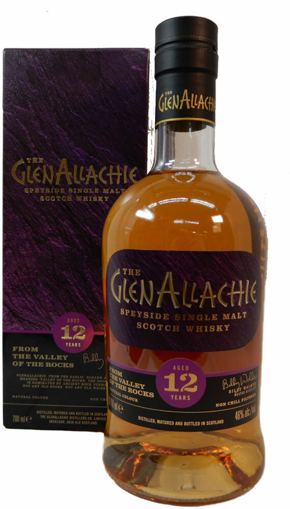 GLENALLACHIE しっかりとした骨格と奥行きのある豊かな味わい　グレンアラヒー12年 46度 700ml [正規]　スペイサイド　シングルモルト　マッカラン好