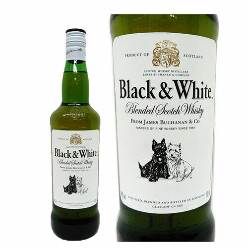 ブラック&ホワイト 40度700ml ブレンデッドスコッチウイスキー 飲み易くまろやかな口当たりです ブラック&ホワイト 40度700ml ブレンデッドスコッチウイスキー 飲み易くまろやかな口当たりです
