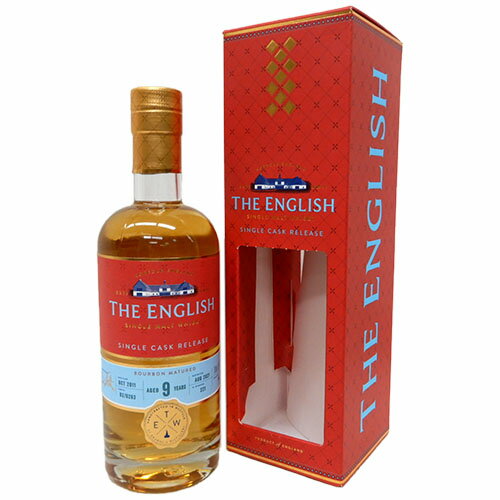 ザ・イングリッシュウイスキー2011　バーボンバレル　9年　59.7度 700ml　※【送料無料(北海道・東北・沖縄以外)】