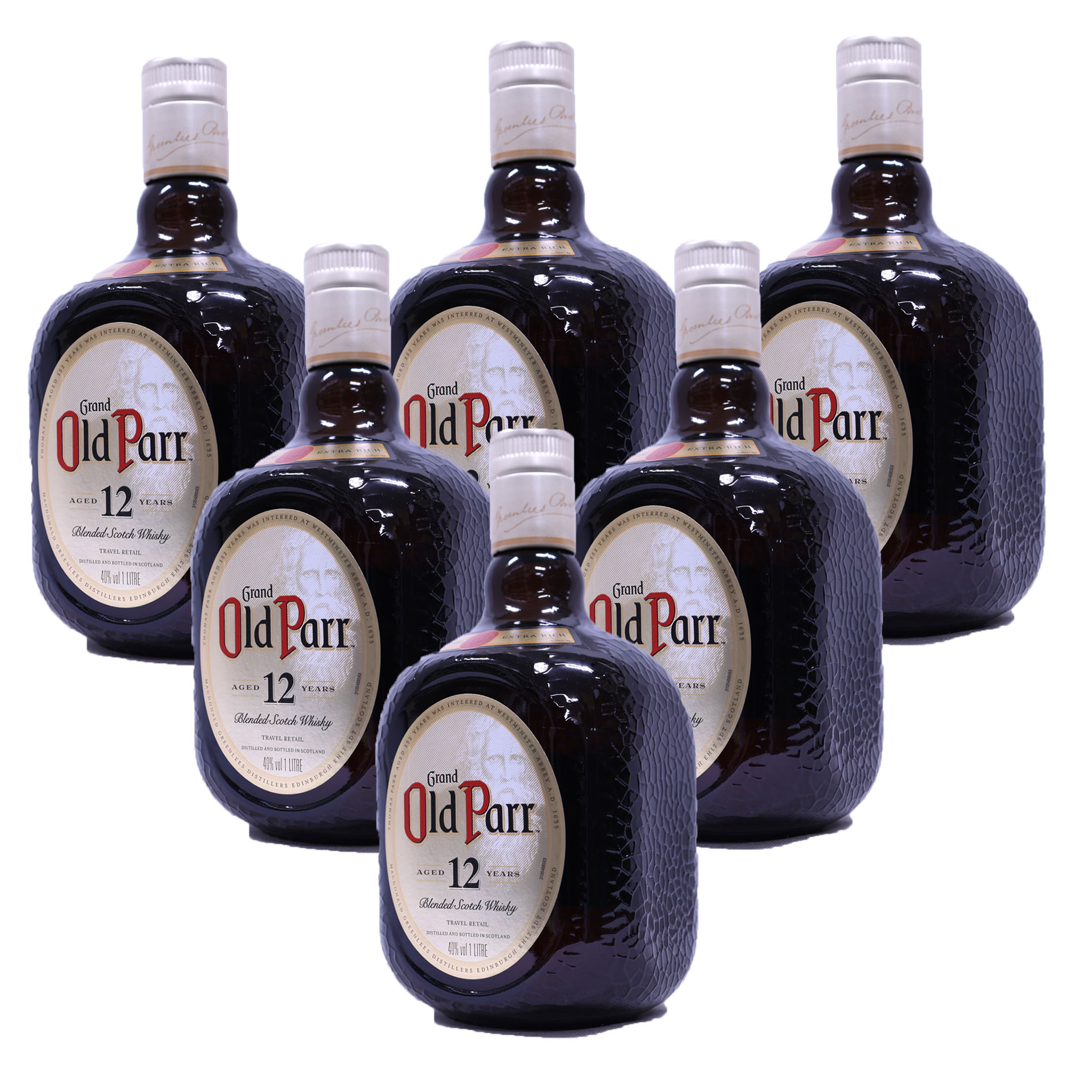 【6本】歴代の宰相や日本の歴史を築いてきた数々の名士に愛された　オールドパー12年 40度 1000ml
