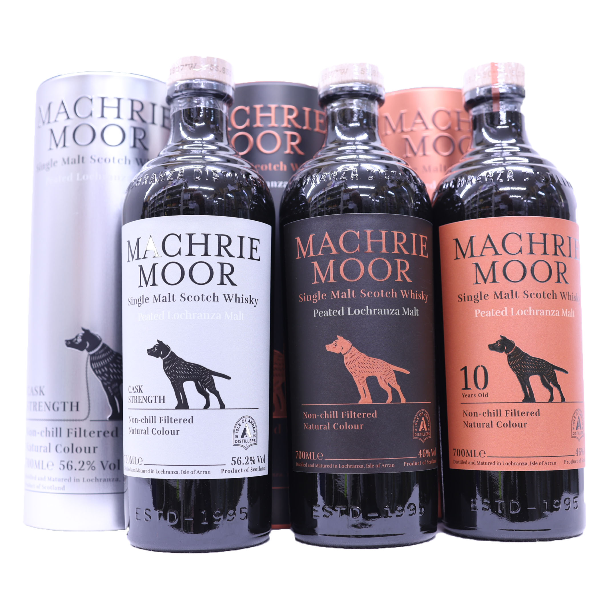 マクリムーア最強3本セット　マクリムーア10年46度、マクリムーア46度、マクリムーアカスクストレングス56.2度700ml