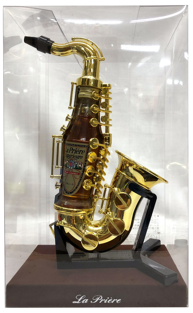 ミニチュアボトル ブランデー　ラプリエール　ミニ　テナーサックス