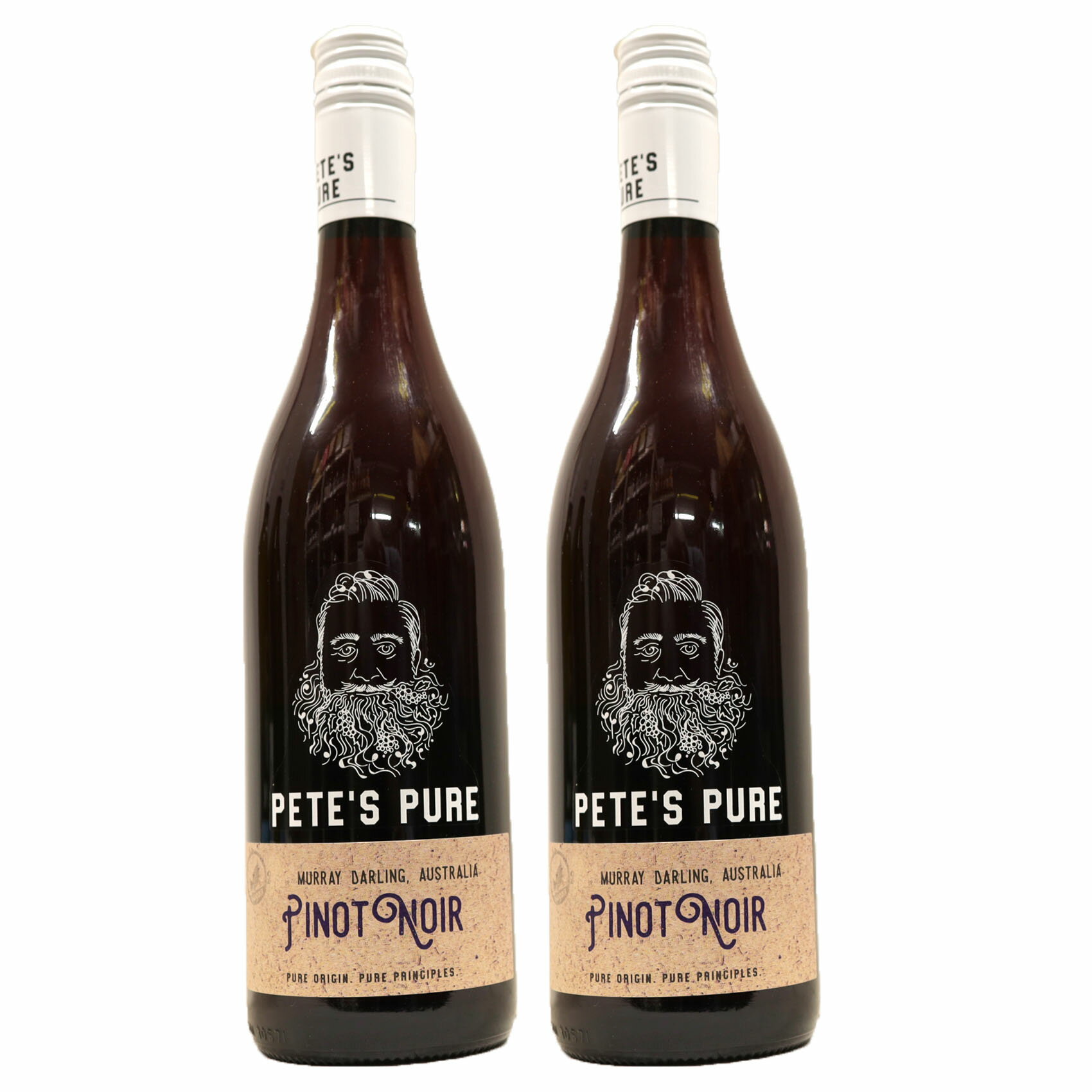 【2本】チャーミングな果実味と豊満な酸味が調和した、優美な味わい　ピーツ ピュア ピノノワール赤13..