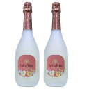 【2本】“のん”さんとのコラボレーションボトル第3弾 カフェ ド パリ アップル プラム 6度 750mlスパークリングワイン やや甘口