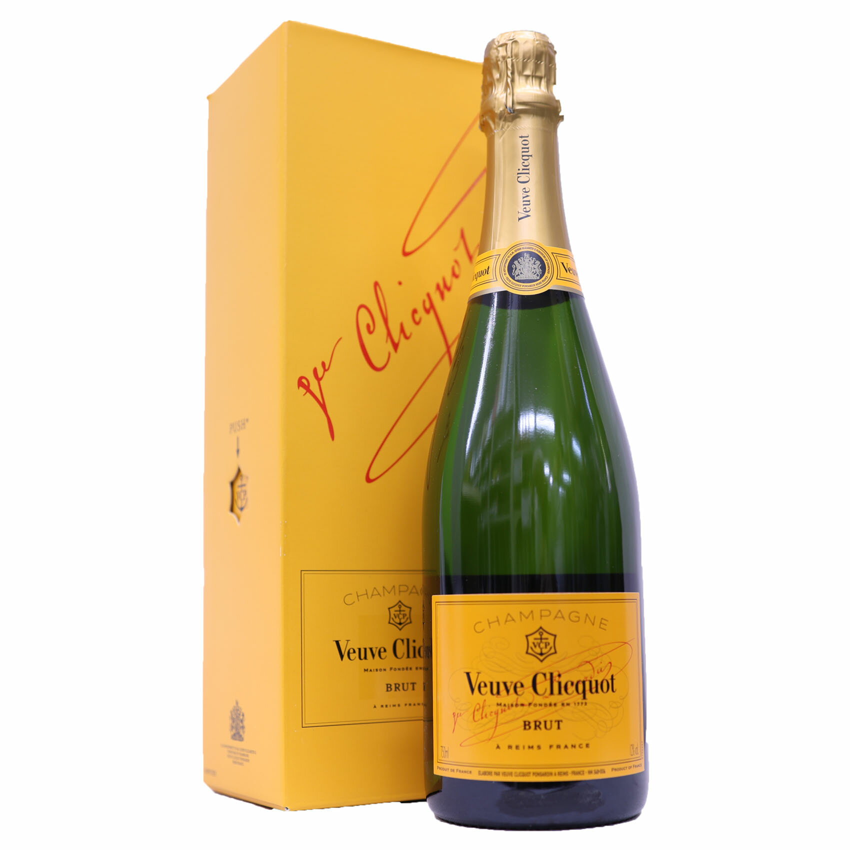 品質はただひとつ、最高級だけ シャンパーニュ・ヴーヴ・クリコ イエローラベル ブリュット 750ml 12度 箱入り