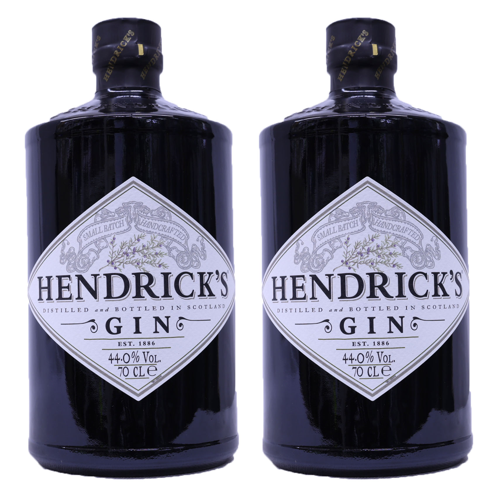 【2本}優しい飲み口、なめらかなのど越し ヘンドリックスジンン44度700ml スコットランドで蒸留・瓶詰め