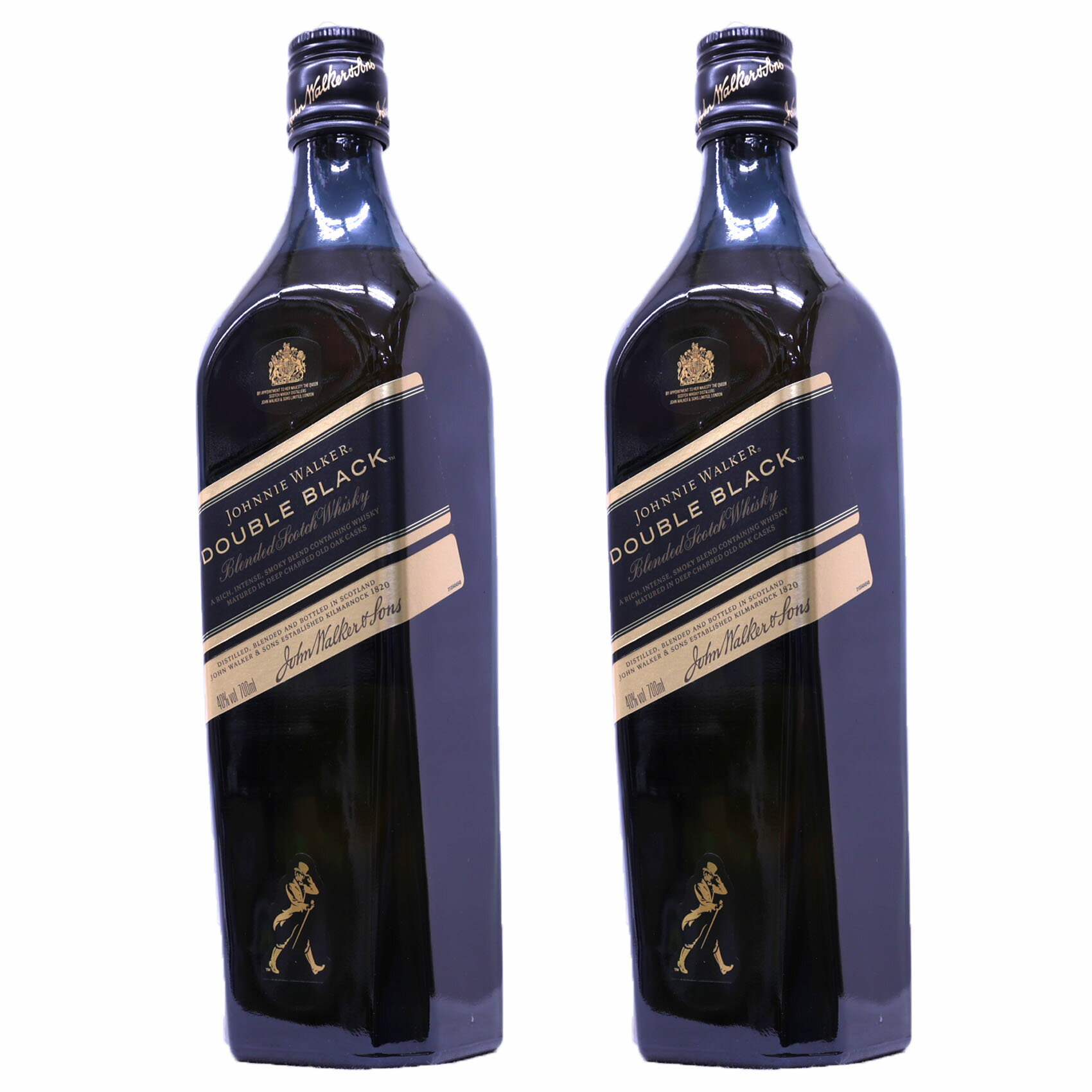 【2本】ジョニーウォーカー ダブルブラック 40度700ml スモーキーさと深みのある豊かな香りとコクをより強く表現