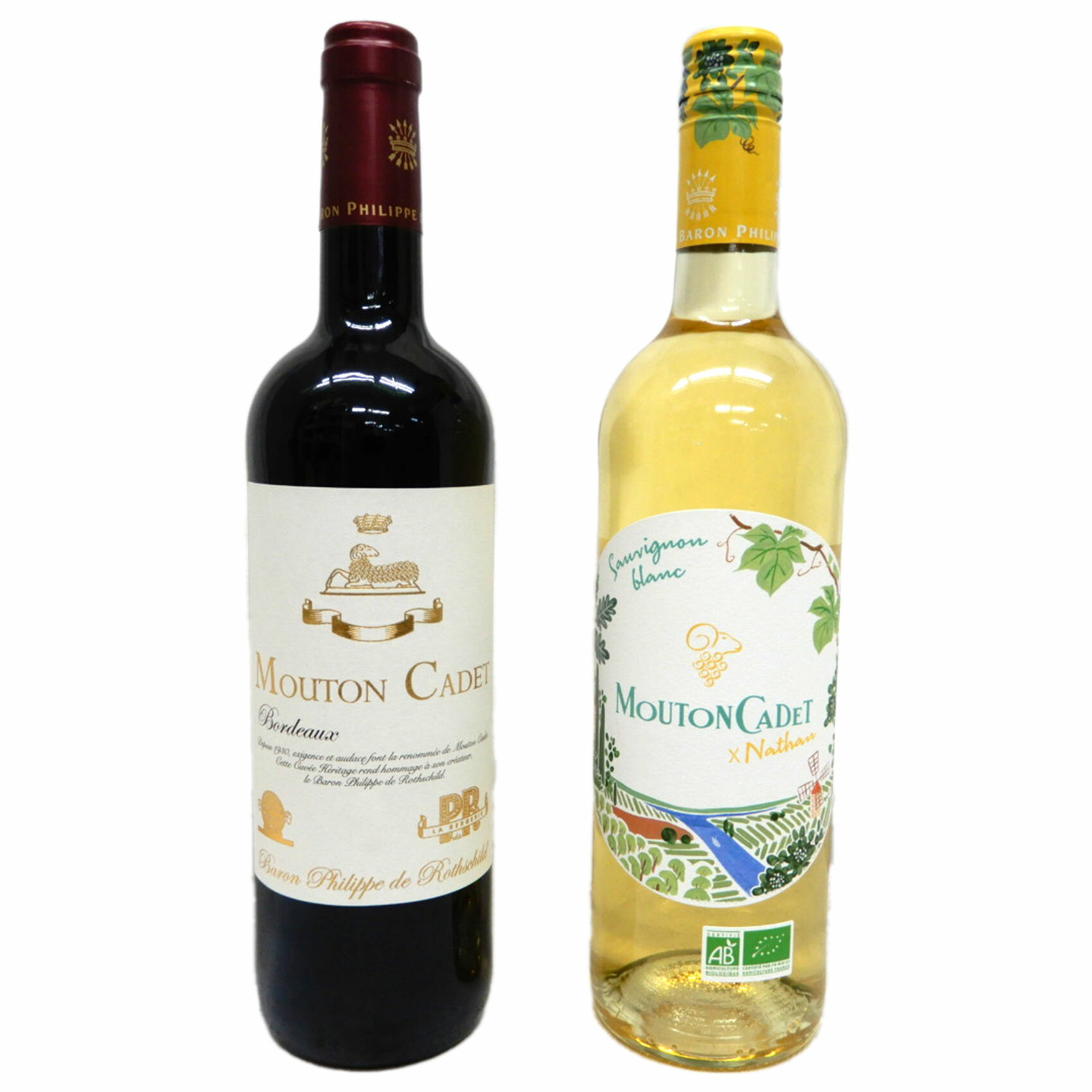 ムートン・カデ赤白ワインセットキュ...