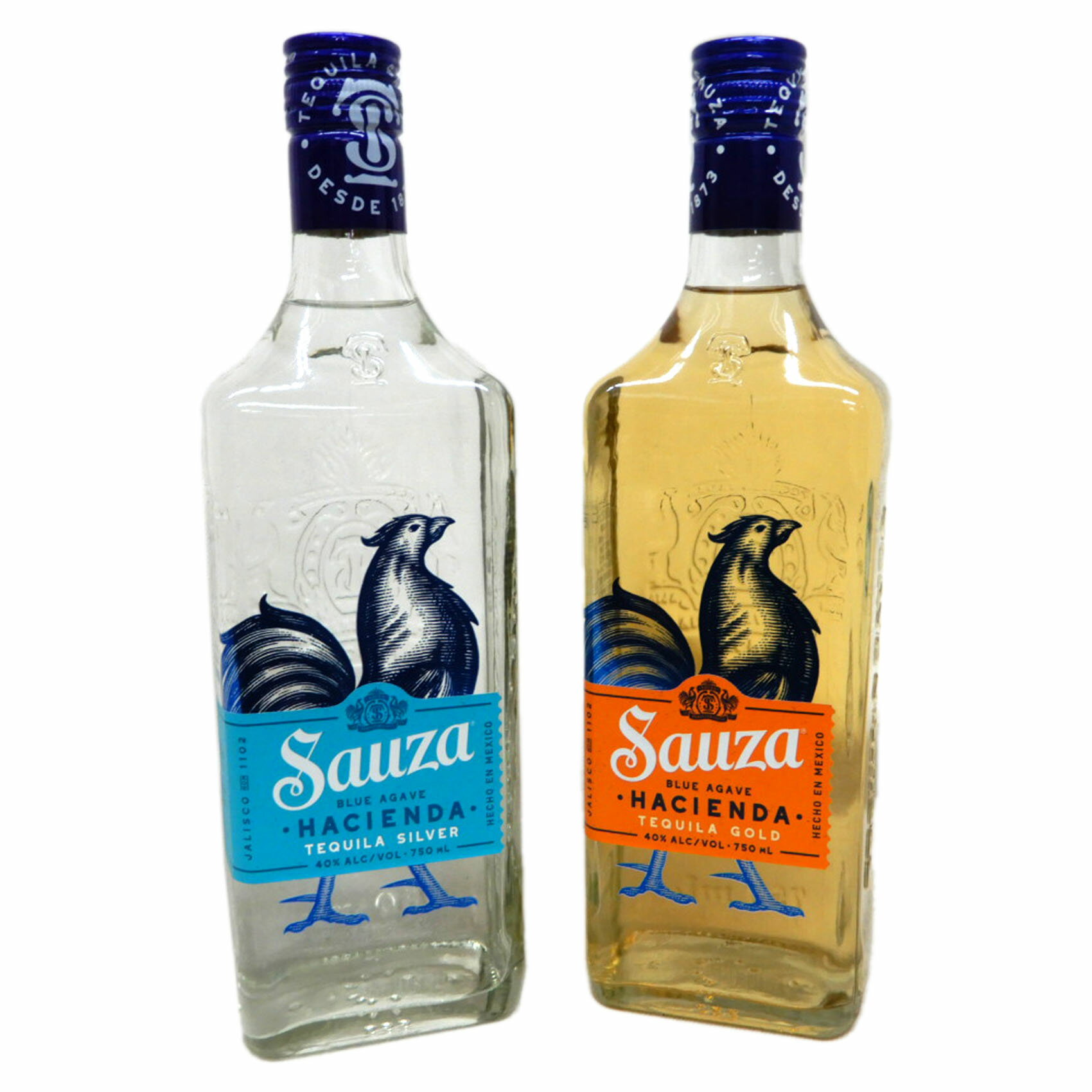 メキシコを代表する名門ブランド「サウザ」飲み比べ シルバー、ゴールド 40度 750ml テキーラ