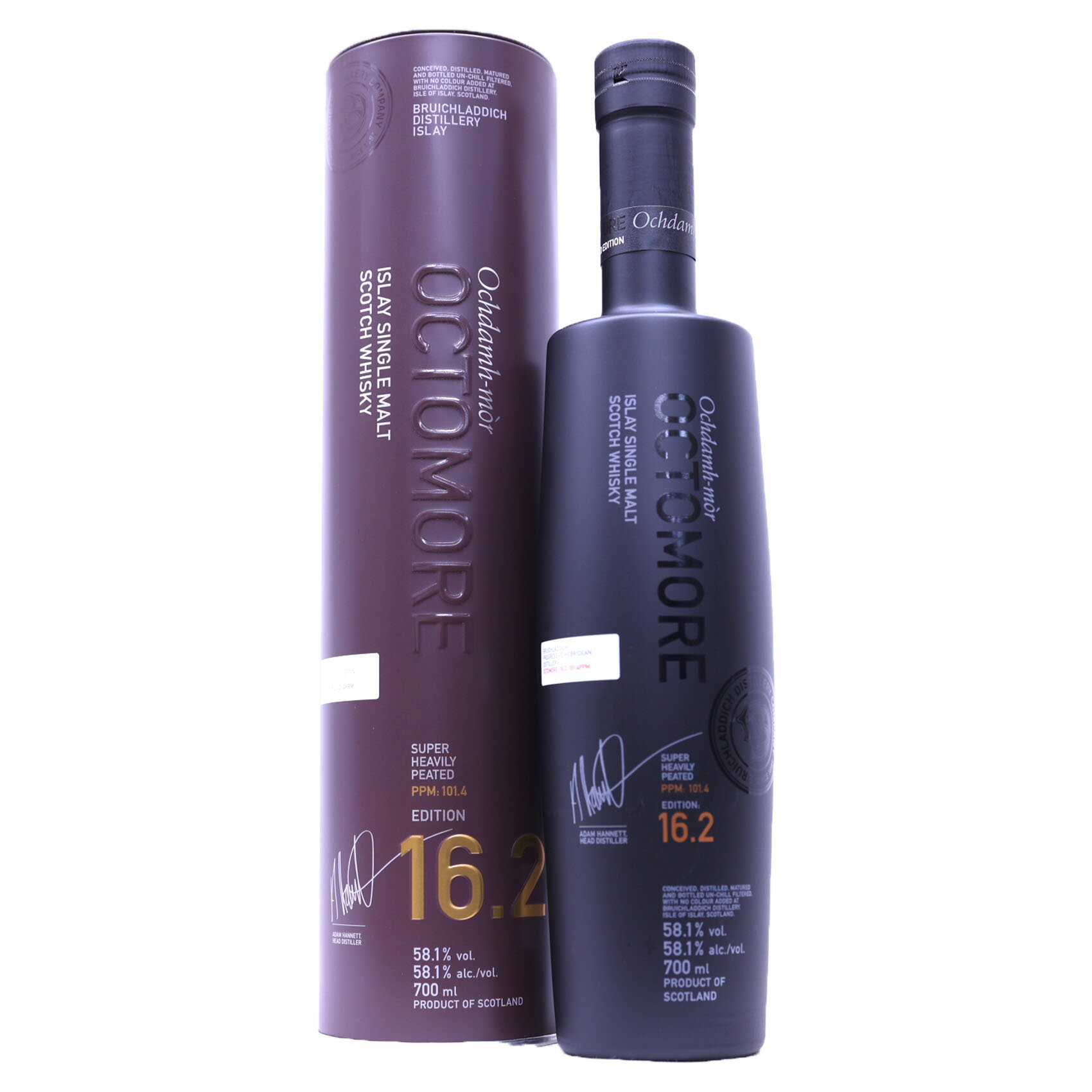 世界で最もヘビリー・ピーテッド　オクトモア 16.2 ヨーロピアンカスク 正規品 58.1度 700ml　101.4PPM