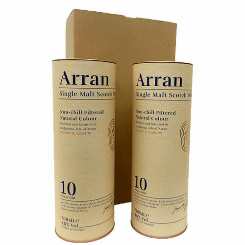 飲みやすい アラン10年 700ml×2本セット(ギフトも可) シングルモルト ハイボール