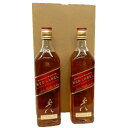 世界No.1の販売数を誇る人気ブランド　ジョニーウォーカー赤　700ml×2本　ブレンデッドウイスキー
